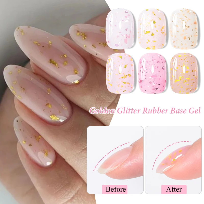 MTSSII 6/8Pcs Rubber Base Gel  - Nail Art Natural Pink ulasan dan harga
