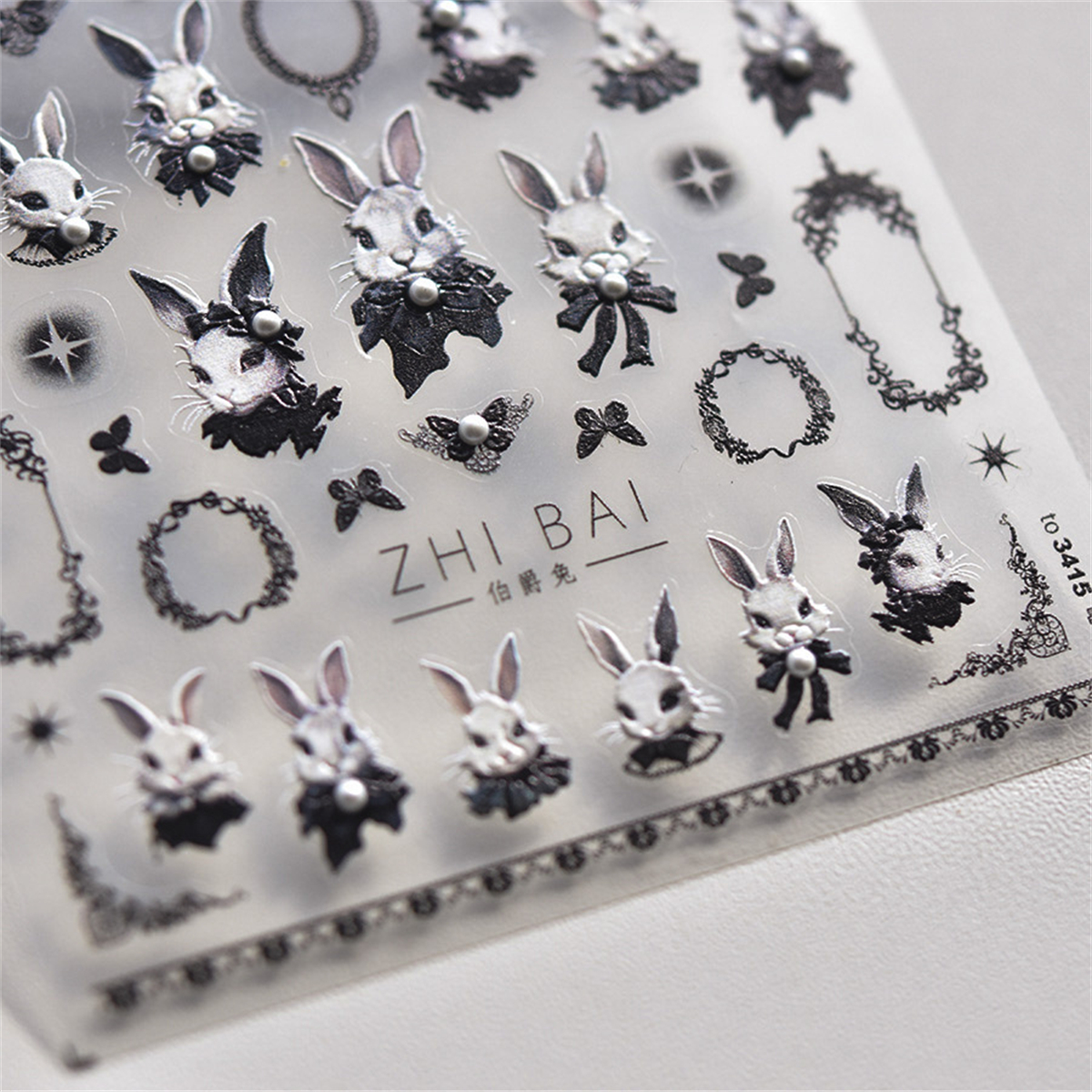 1pcs 5D Embossed Kawaii Dark G - Nail Art Van Gogh ulasan dan harga