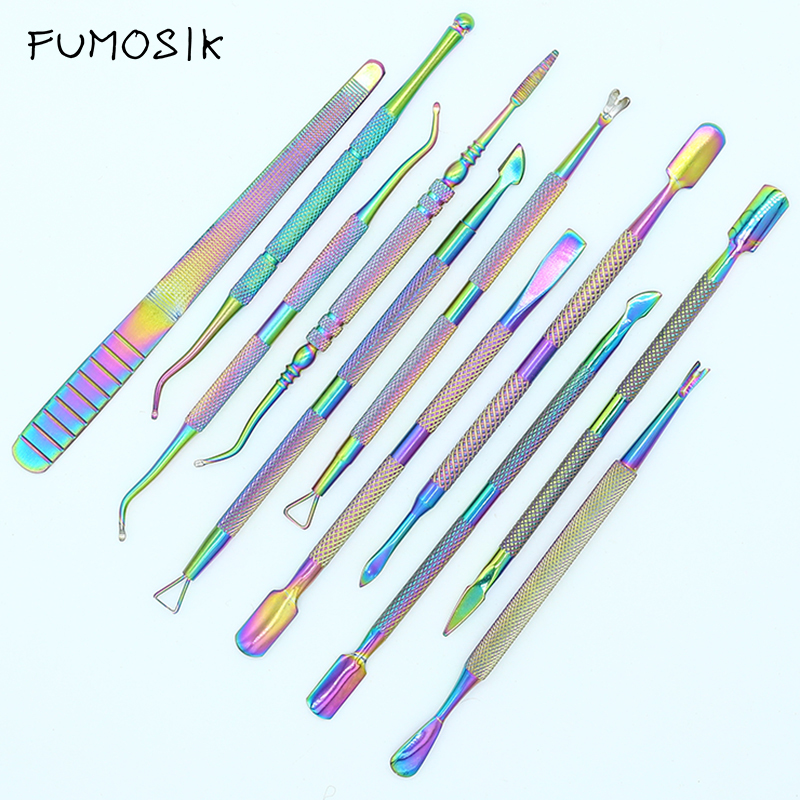 21 Style Rainbow Stainless Ste - Nail Art Rainbow ulasan dan harga