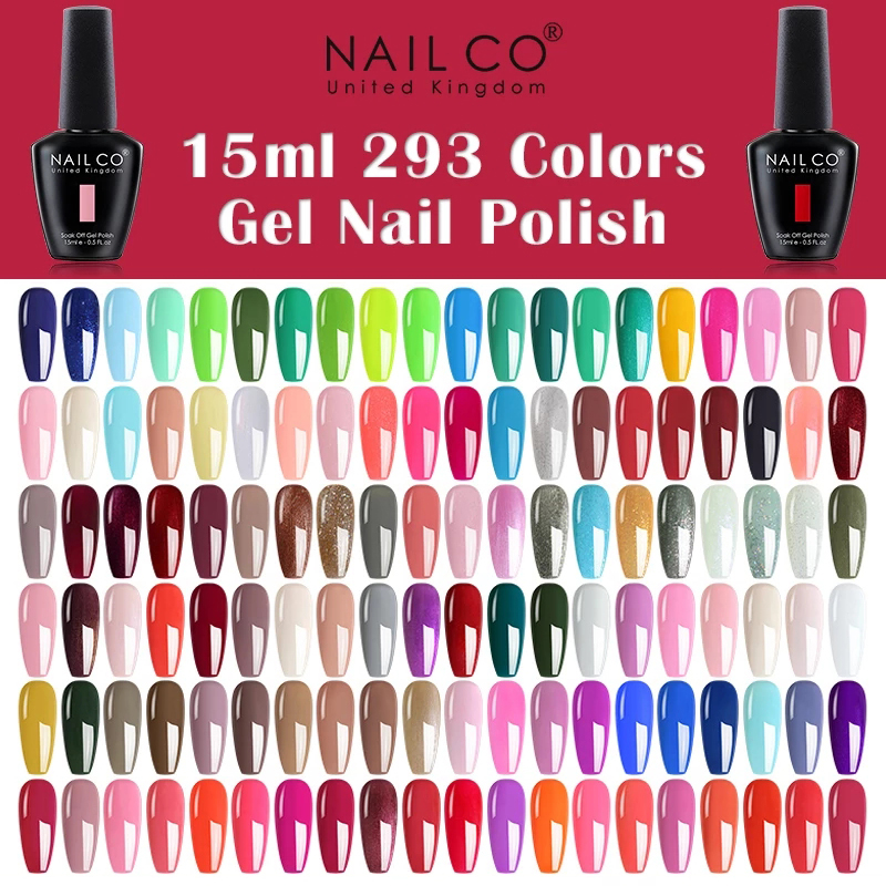 NAILCO 15ml Black White Red Pi - Nail Art Natural Pink ulasan dan harga
