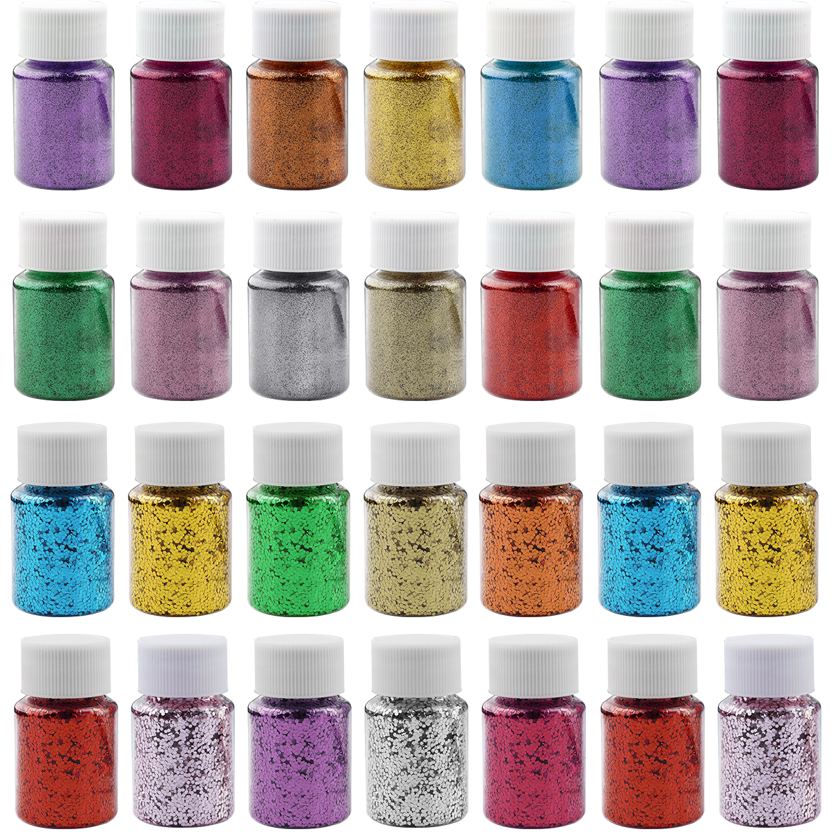 30g/Bottle Holographic Colorfu - Nail Art Glitter ulasan dan harga