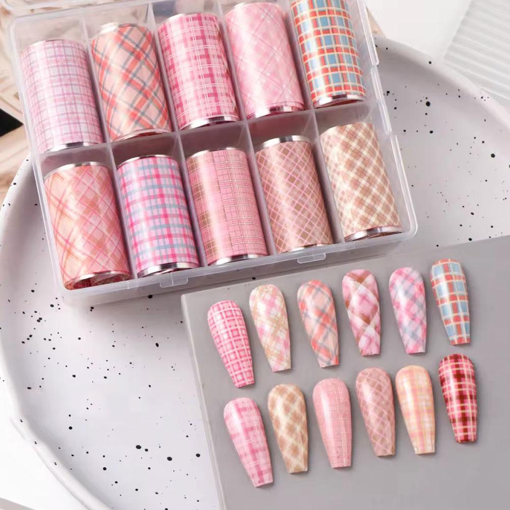 10 Rolls New Design Fresh Nail - Nail Art Denim ulasan dan harga
