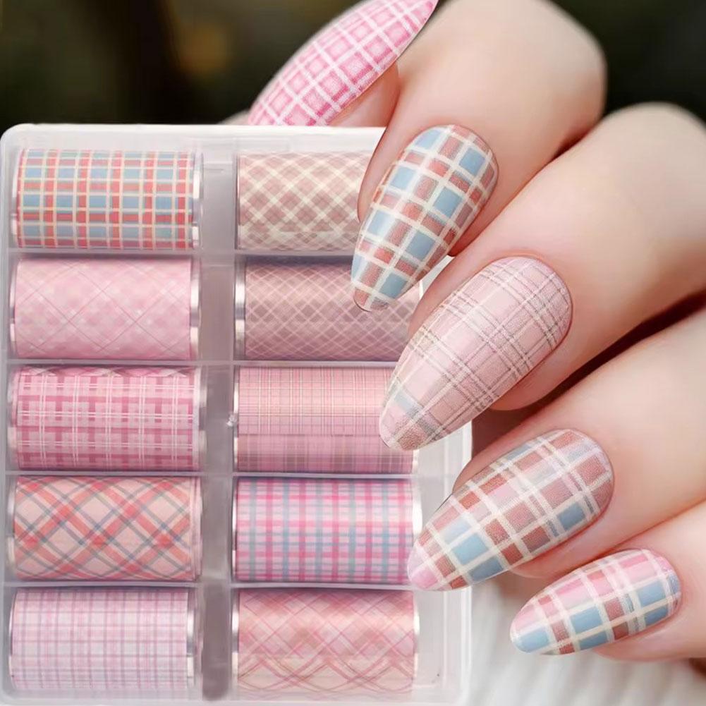 10 Rolls New Design Fresh Nail - Nail Art Denim ulasan dan harga