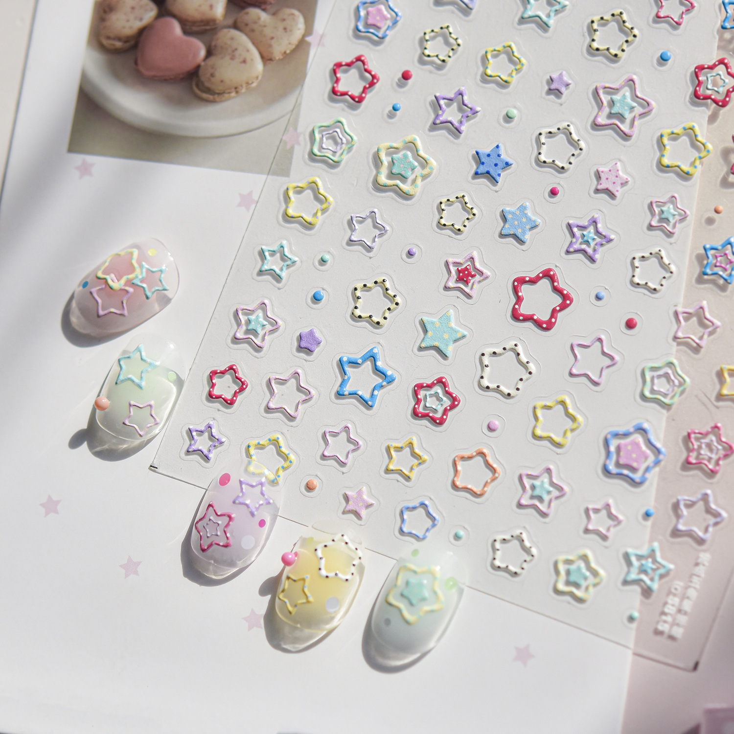 Sweet Hollowed Out Star Shaped - Nail Art Zelda ulasan dan harga