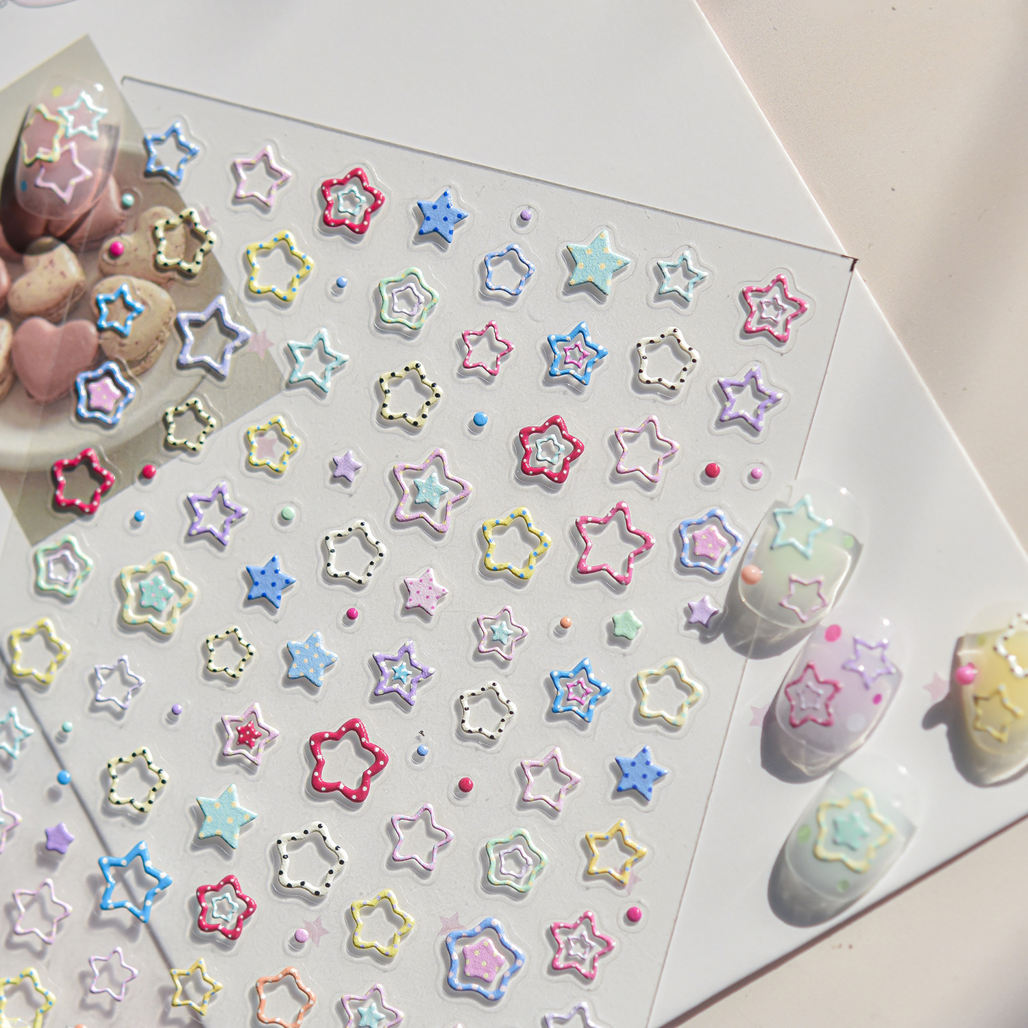 Sweet Hollowed Out Star Shaped - Nail Art Zelda ulasan dan harga