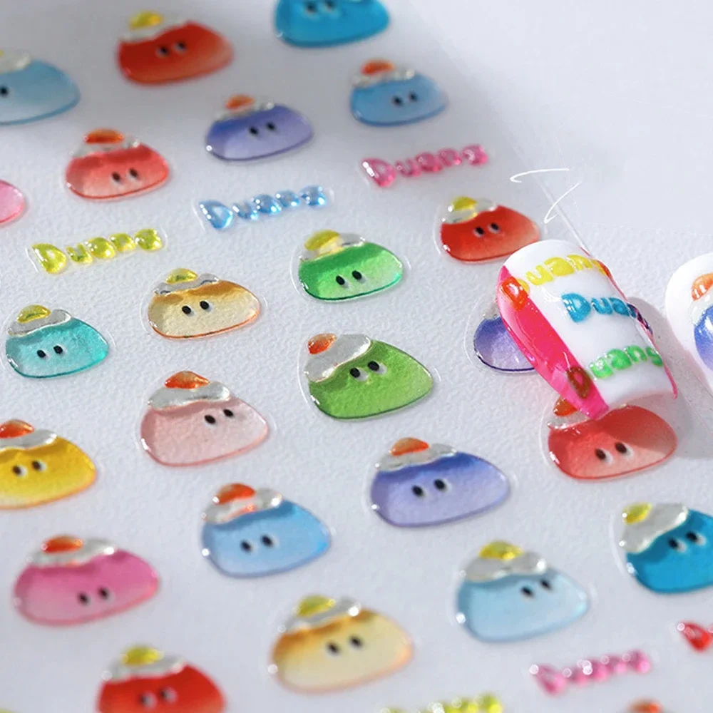 Colorful Coal Ball Cute Nail S - Nail Art Van Gogh ulasan dan harga