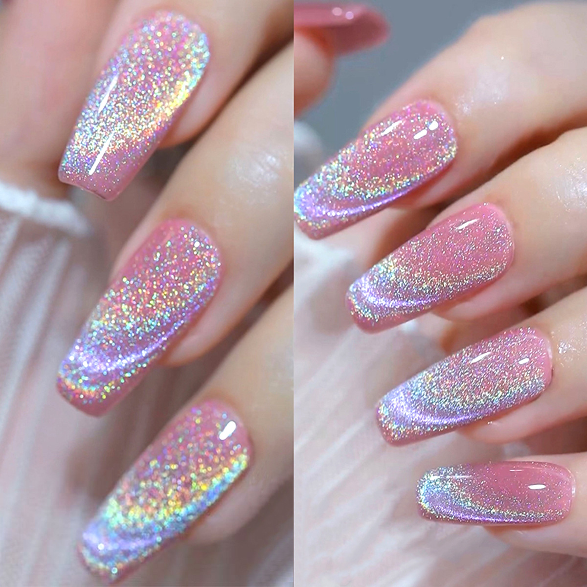 Rainbow cat's eye nail polish, - Nail Art Rainbow ulasan dan harga