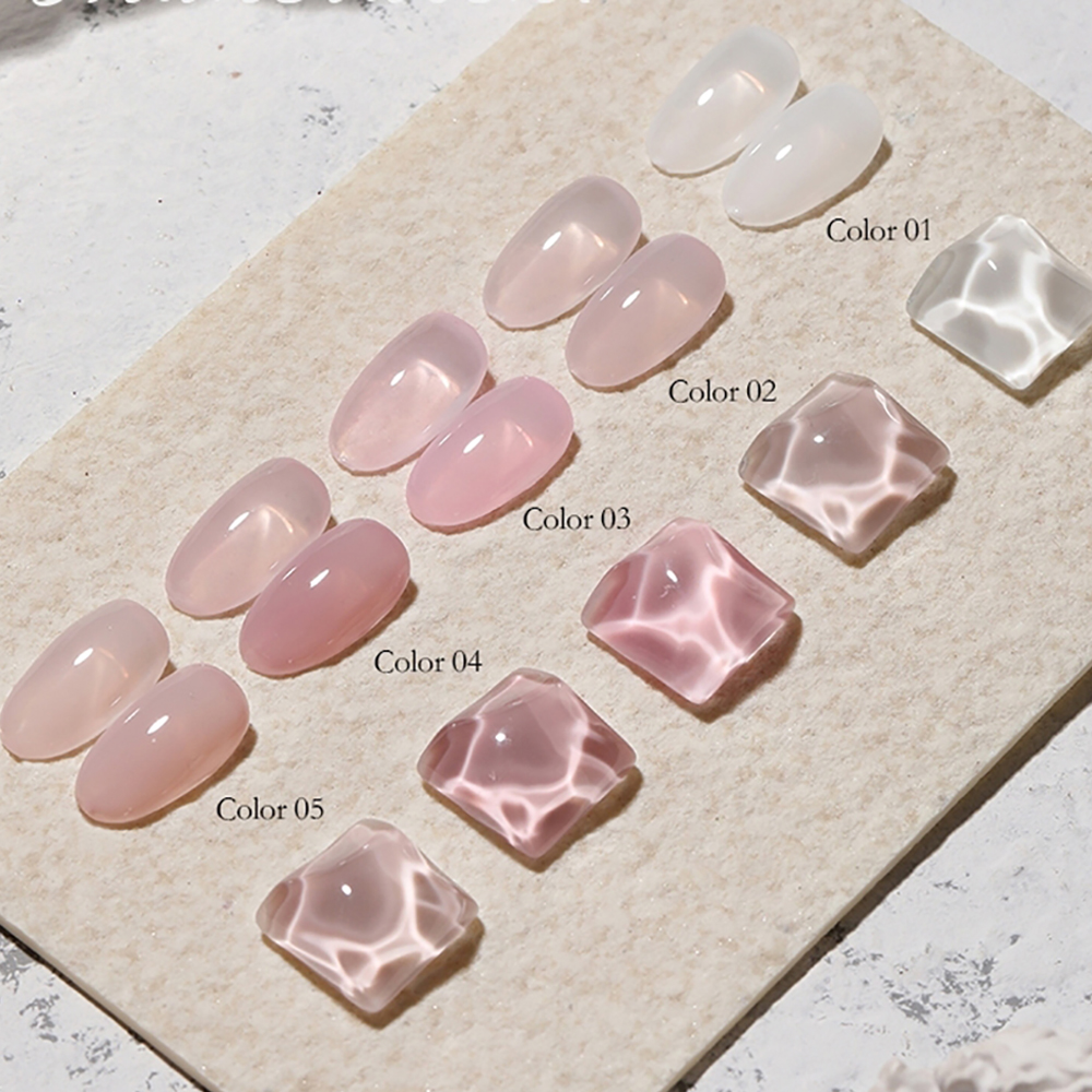 Vendeeni 40 Colors Semi Transp - Nail Art Natural Pink ulasan dan harga